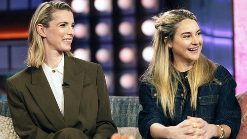 Shailene Woodley & Betty Gilpin, Lisa Taddeo still
