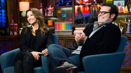 Gina Gershon & Josh Gad still