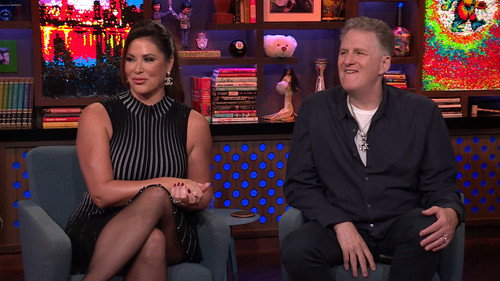Emily Simpson and Michael Rapaport still