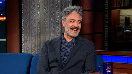 Taika Waititi, David Sedaris still