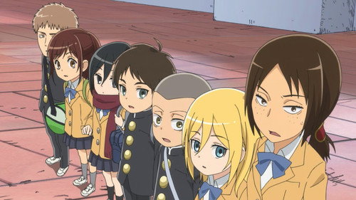 Attack on Titan: Junior High Season 1 Episode 1 - Starting School! Titan Junior High School
