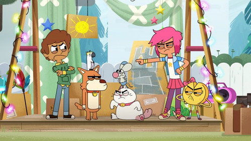 Boy Girl Dog Cat Mouse Cheese Season 2 Episode 23 - Grin and Parrot