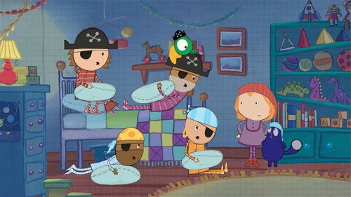 Peg + Cat Season 1 Episode 4 - The Sleepover Problem