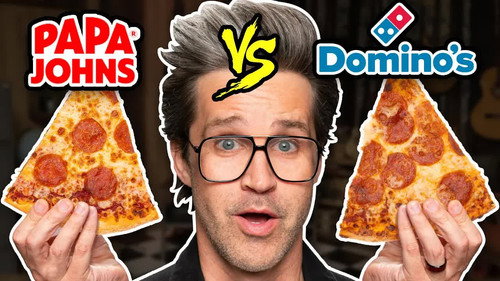 Good Mythical Morning Season 25 Episode 16 - Domino's vs. Papa John's | Food Feuds