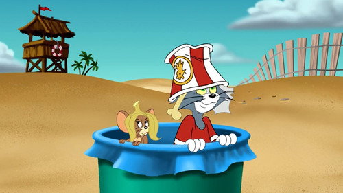 Tom and Jerry Tales Season 1 Episode 29 - Beach Bully Bingo