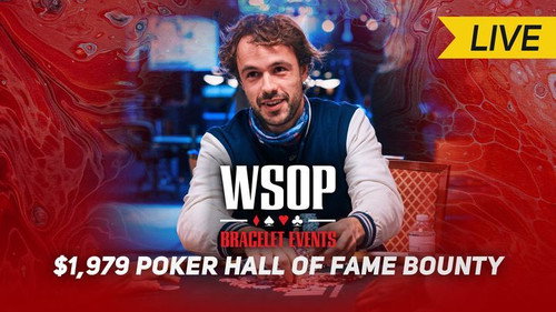 Event #79 $1,979 Poker Hall of Fame Bounty still