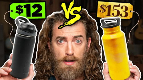 Good Mythical Morning Season 25 Episode 7 - $12 vs. $153 Water Bottle Test