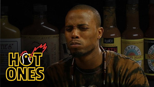 Hot Ones Season 1 Episode 6 - B.O.B Talks Eggplant Fridays, Kid Rock, and Snapchat While Eating Spicy Wings