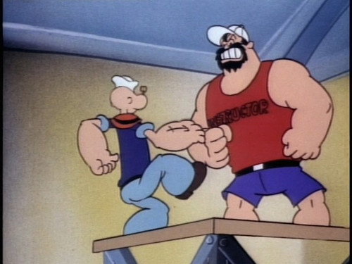 Popeye's Self Defense still