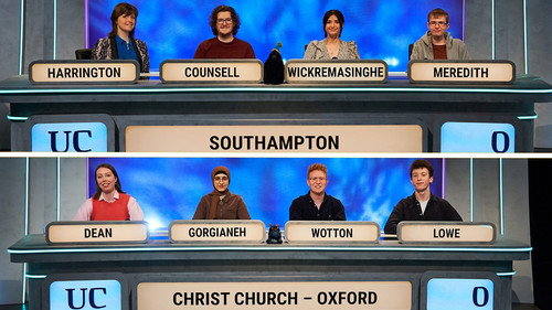 University Challenge Season 53 Episode 4 - Southampton v Christ Church, Oxford