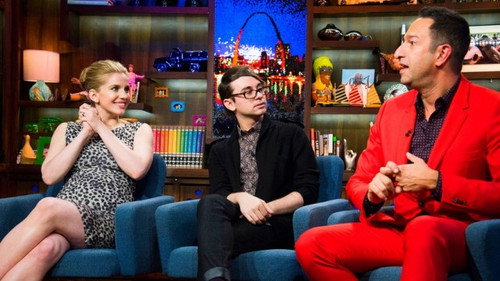 Anna Chlumsky, Christian Siriano & Christos Garkinos still