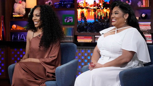 X Mayo and Sanya Richards-Ross still