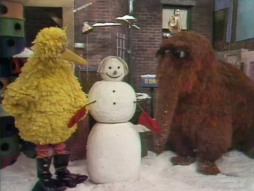 Sesame Street Season 7 Episode 42 - Big Bird and Snuffy Make a Snowman (0837)
