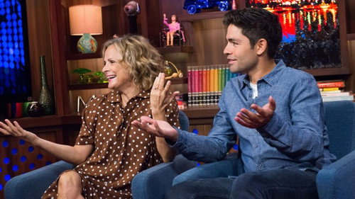 Amy Sedaris & Adrian Grenier still