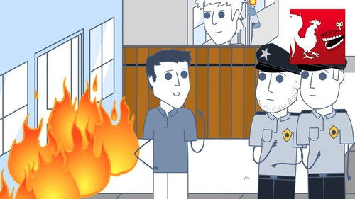 Rooster Teeth Animated Adventures Season 5 Episode 16 - The Burglar and The Fire