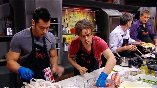 Challenge at MKR Headquarters: Seafood Banquet still