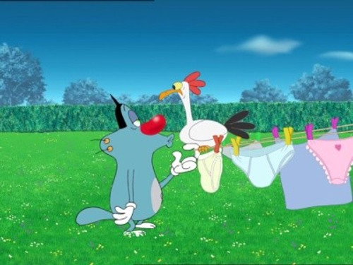 Oggy and the Cockroaches Season 3 Episode 17 - Golden Eggs
