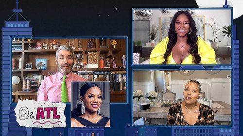 Eva Marcille and Kenya Moore still