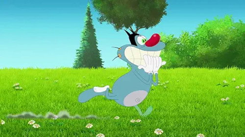 Oggy and the Cockroaches Season 6 Episode 72 - Green Trouble