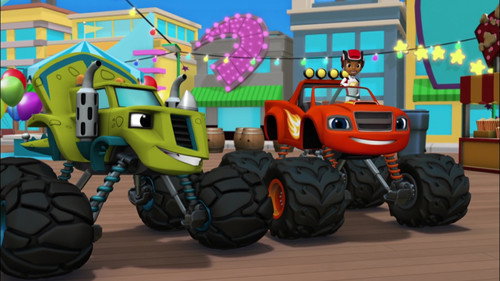 Blaze and the Monster Machines Season 3 Episode 1 - Dinocoaster