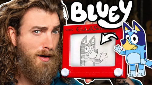 10 Second Etch A Sketch Challenge still