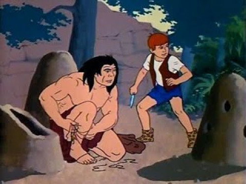 Space Ghost and Dino Boy Season 1 Episode 32 - The Rock Pygmies