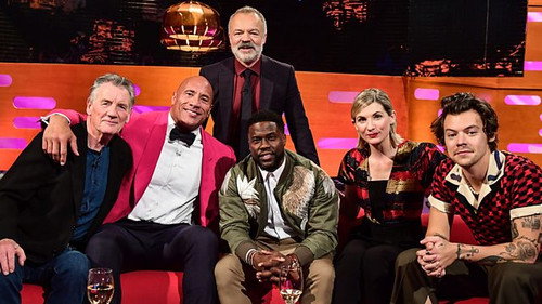 The Graham Norton Show Season 26 Episode 10 - Dwayne Johnson, Kevin Hart, Jodie Whittaker, Michael Palin, Harry Styles