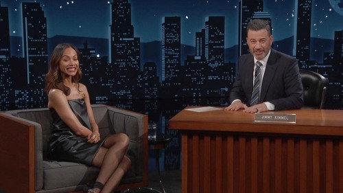 Jimmy Kimmel Live! Season 23 Episode 72 - 2/10/2025 Mon, Zoe Saldaña, Patrick Schwarzenegger, JOHNNYSWIM featuring Tobe Nwigwe