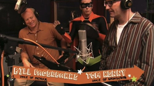 Behind the Scenes With Pick Boy and SpongeBob still