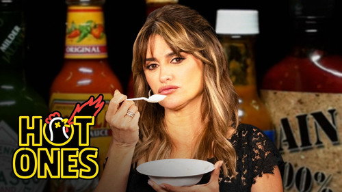 Hot Ones Season 30 Episode 9 - Penélope Cruz Laughs With Abandon While Eating Spicy Wings