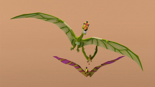 Dinosaur Train Season 3 Episode 7 - Classic in the Jurassic: Air Obstacle Race