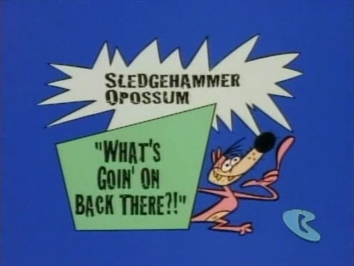 What a Cartoon! Season 1 Episode 42 - Sledgehammer O'Possum: What's Goin' on Back There!?