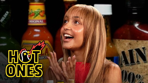 Hot Ones Season 30 Episode 6 - PinkPantheress Needs Ice While Eating Spicy Wings