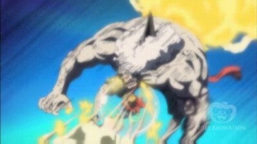 Luffy's All-out Attack! Red Hawk Blasts! still