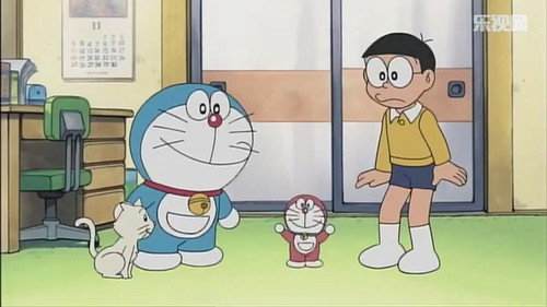 Doraemon Season 1 Episode 108 - Jinrui Hatsu no Uchuu Sensouka?! Michi to no Souguuki