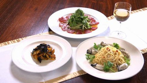 Rika's TOKYO CUISINE: Pasta with Oysters still