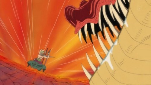 A Battle in the Heat! Luffy vs. The Giant Dragon! still