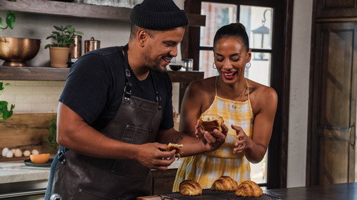 In the Kitchen with Abner and Amanda Season 1 Episode 2 - Guava Croissants and Frittata