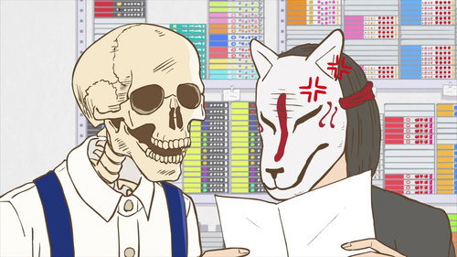 Skull-face Bookseller Honda-san Season 1 Episode 4 - A Reception Training of Hell / Mission: An Outside Work-ish Job