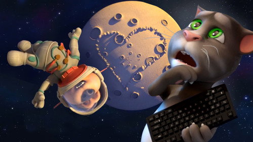 Talking Tom and Friends Season 1 Episode 10 - Man on the Moon
