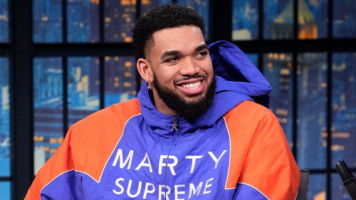 Late Night with Seth Meyers Season 13 Episode 47 - Karl-Anthony Towns, Shawn Levy, Andrew Ross Sorkin
