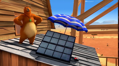 Super-Voltaic Cabin still