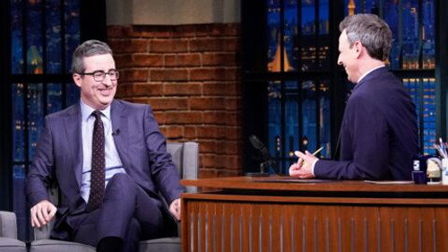 Late Night with Seth Meyers Season 7 Episode 73 - John Oliver, Elizabeth Debicki, Jenny Offill