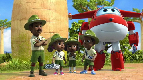 Super Wings Season 1 Episode 28 - Zebra Scouts