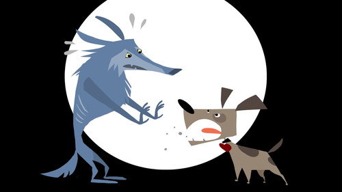 The Wolf and the Dog still