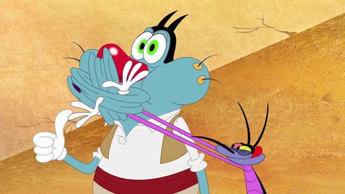 Oggy and the Cockroaches Season 6 Episode 82 - Oggy and the Hieroglyphs