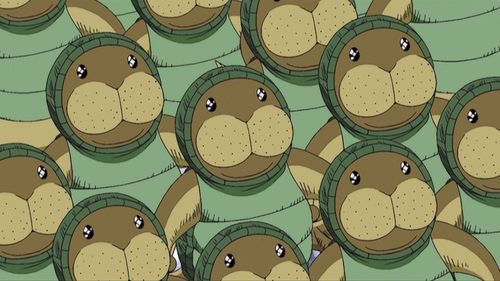 One Piece Season 4 Episode 96 - Erumalu, The City of Green and the Kung Fu Dugongs!!