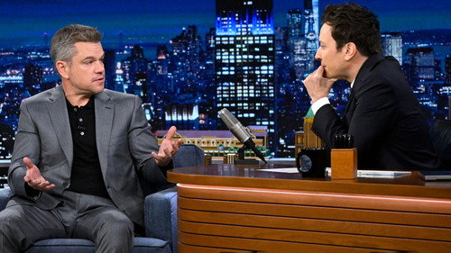 Matt Damon, Cecily Strong, Rema still