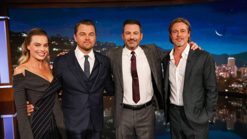 Brad Pitt, Leonardo DiCaprio, Margot Robbie and Quentin Tarantino; Keith L. Williams; Musical Guest Tal Wilkenfeld still
