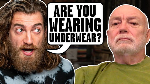 Good Mythical Morning Season 19 Episode 104 - Can We Make Our Dads Laugh? Challenge